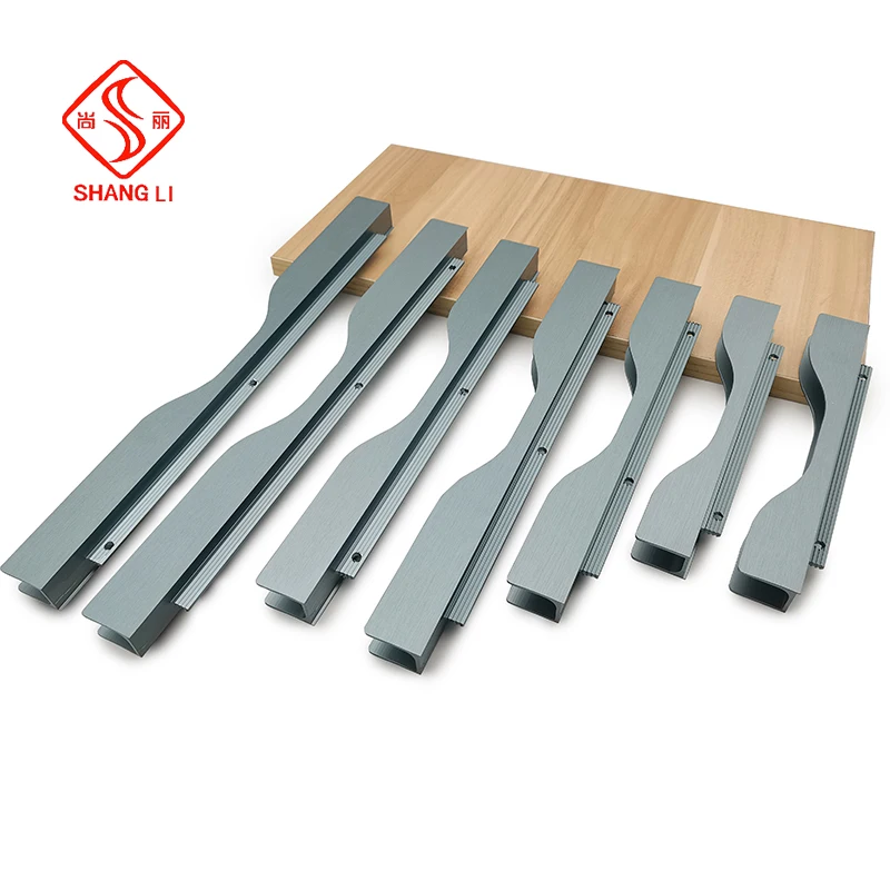 Maniglia per bordo armadio e manico lungo Prezzo di fabbrica Alluminio Metallo spazzolato Lega di alluminio Gratis Moderno Contemporaneo Foshan 100 pezzi
