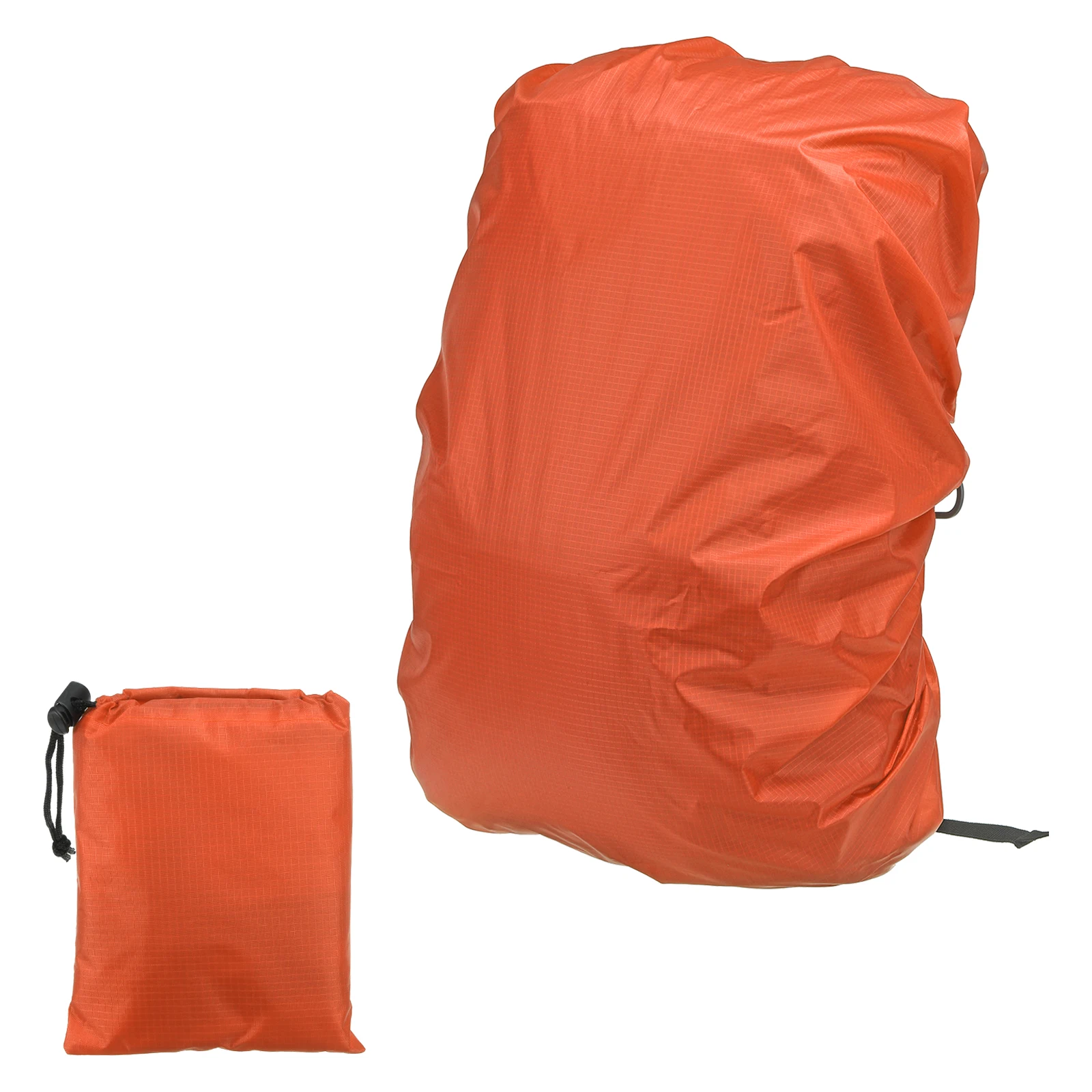 Waterproof Backpack Rain Cover with Anti-Slip Cross Buckle Straps & Drawstring Bag for Hiking Camping Traveling 15-90L