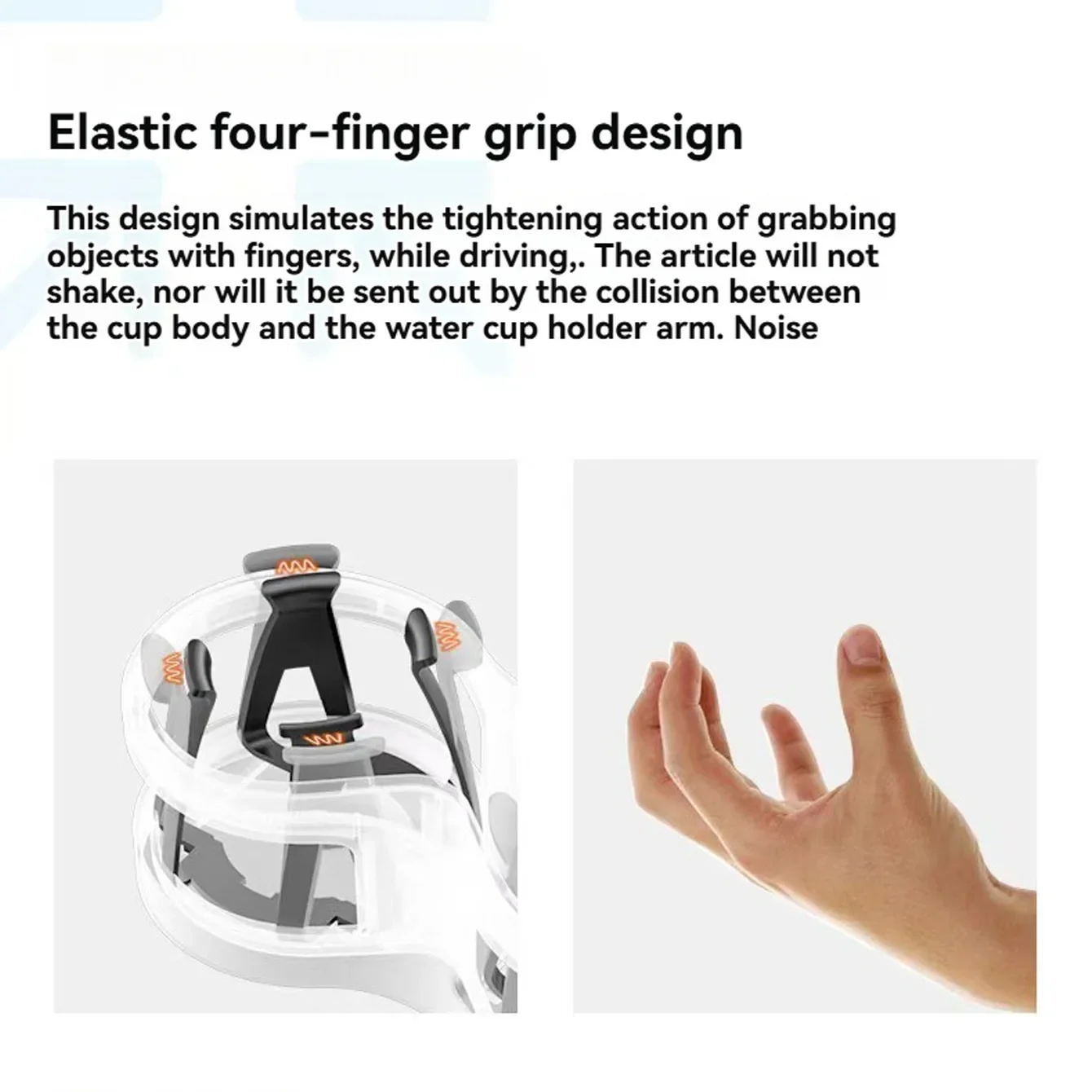 Auto-Getränkehalter-Erweiterung 2-in-1 Doppel-Getränkehalter-Adapter Verstellbarer Auto-Getränkehalter-Organizer Auto-Innenausstattung Zubehör – Detail 6