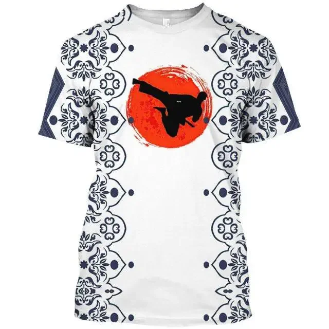 Taekwondo Jersey T-Shirt Women Men T-shirt Short Sleeve Sports Quick Drying Tops Summer New  Breathable Tees Men\'s Clothing