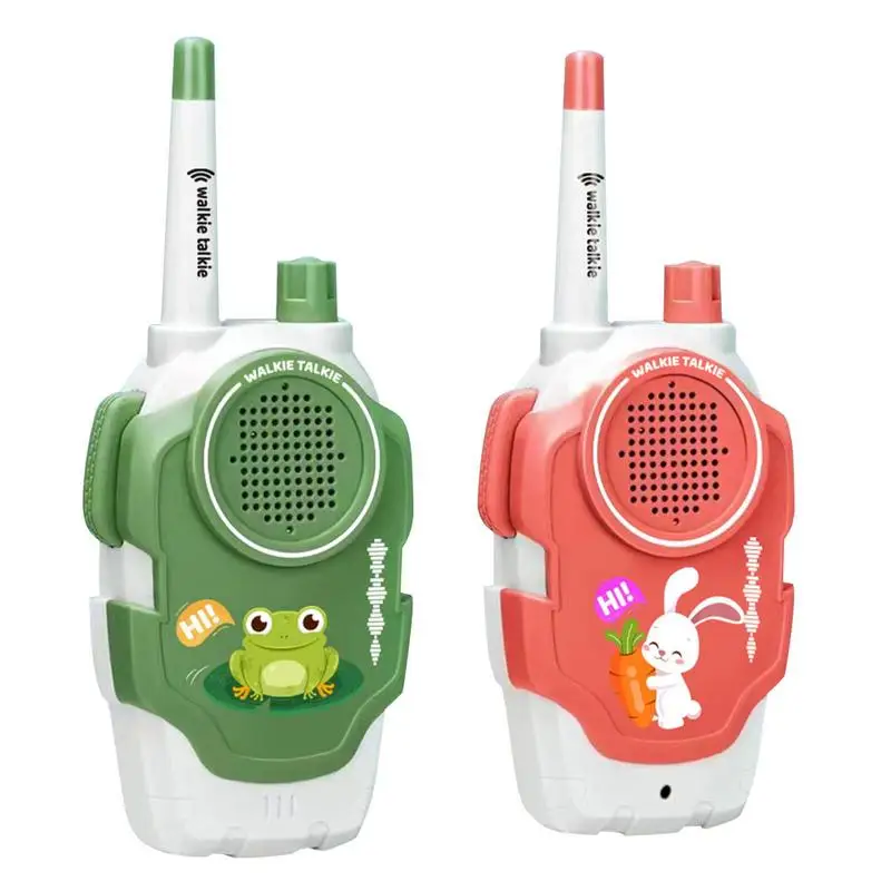 Mini Talkie Walperforé pour Enfants, Déterminer les Animaux de Dessin Animé, Radio Bidirectionnelle, Intelligent, Sans Fil, Comunicador pour Garçons et Bol