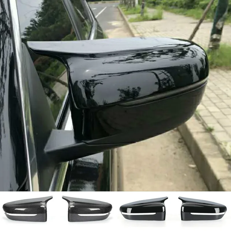 Carbon Fiber Exterior Side Rearview Mirror Cover Trim For BMW 3 4 5 7 8-Series G20 G21 G28 G11 G12 G14 G15 G16 G30 G31 G38 G22