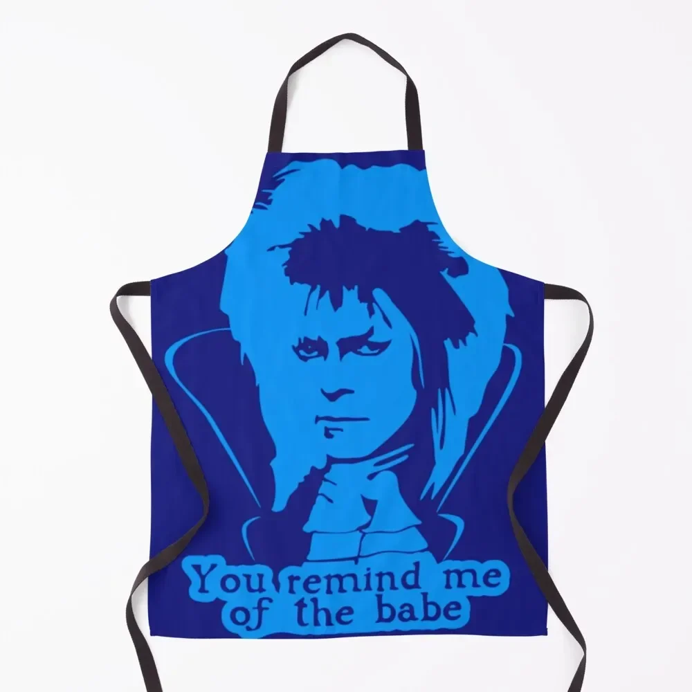 

You Remind me of the Babe in Bright Blue Apron Hairdressing cook wear Teacher Manicurists Apron