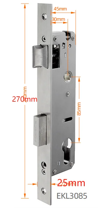 Customize faceplate 3085 3585 lock body 4585 mortise For Wooden Steel door Work with smart door lock