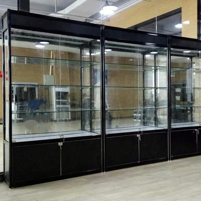 

customized.Cheap Price Aluminium Profile Showcase Smoke Shop Display Showcase Retail Display