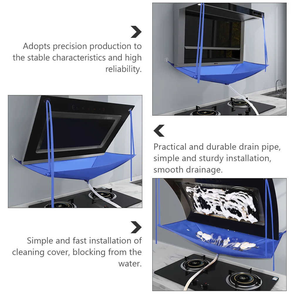 Cleaning Range Hood Protector Cleaner Kit Mini Cover Ac Washing Clean Air Coil Service Conditioner Drain Unit Line Bib