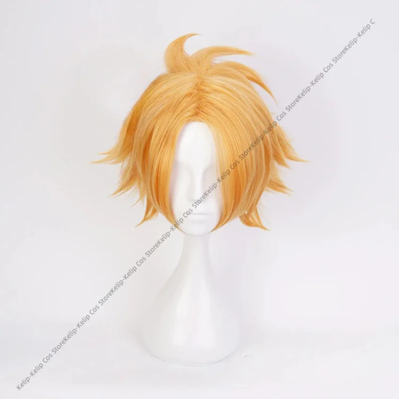 Anime My Hero Academia Cosplay Costume Kaminari Denki Short Wigs Hairpin Black Uniform Suit Halloween Christmas Party Outfit