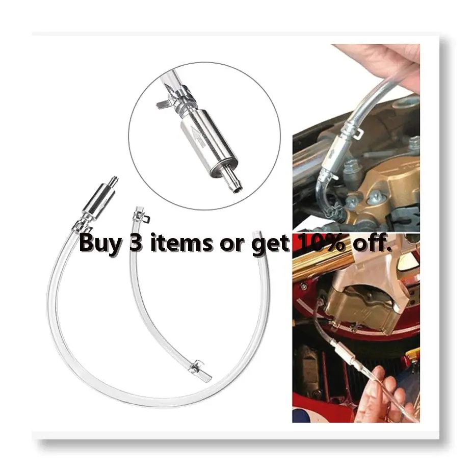 ●Motorcycle Brake Bleed Oil Change Pump Tool Bleeder Fluid Hose Hydraulic Brake Bleeder Accessories
