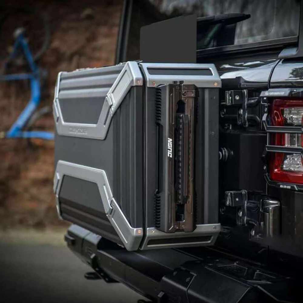 Lantsun JL1340 Storage Box Multi Functional Tool Storage Bag Aluminum Alloy Emergency Storage Box for Jeep for Wrangler JL/JK