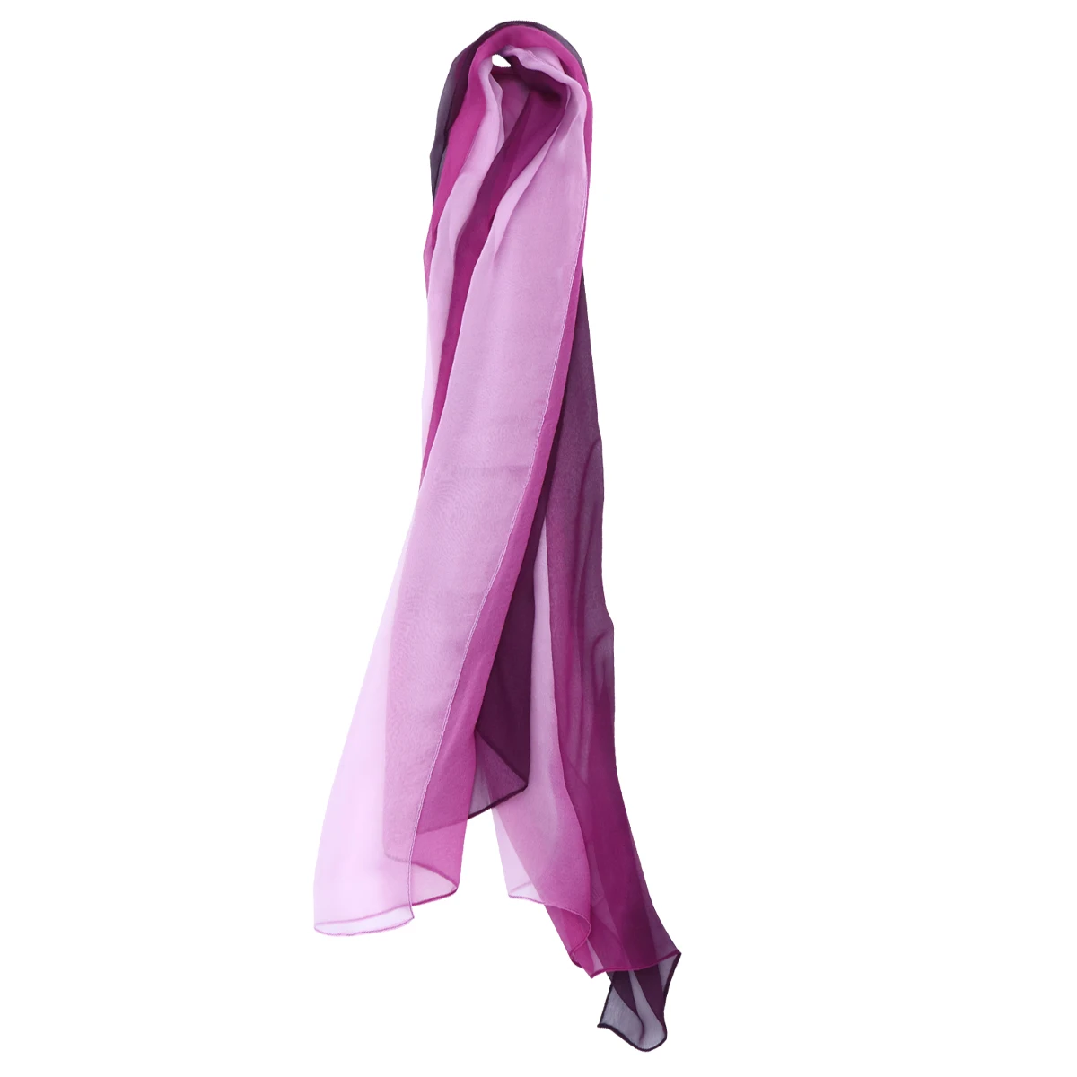

Gradient Scarf Elegant Muffler Stylish Cape Cappa Tippet Sprayproof Shawl Purple -Friendly Lightweight Breathable Summer