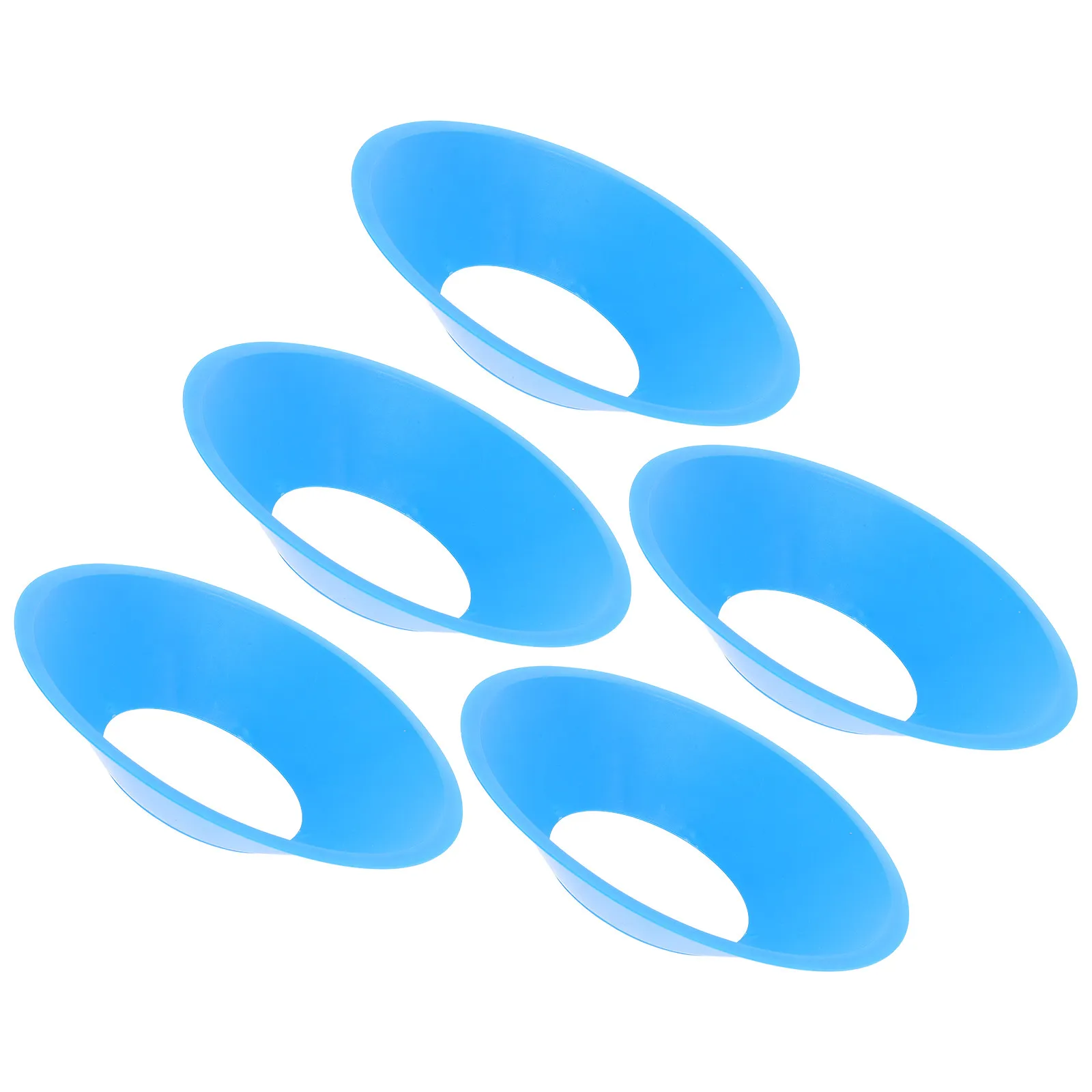 5Pcs Football Holder Basketball Display Stand Plastic Base Multiuse Soccer Ball Rack Indoor Football Holder Bowling Ball Rack