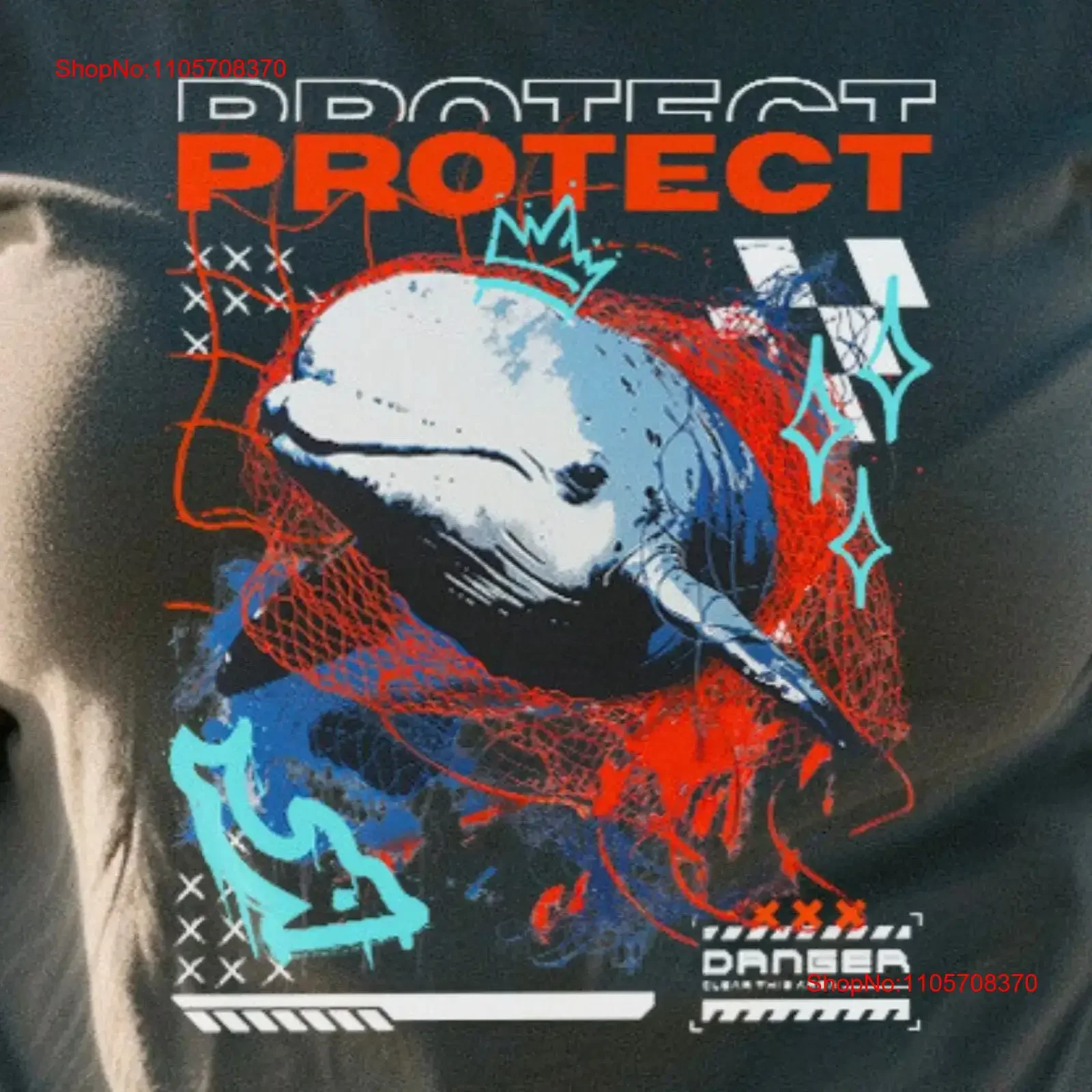 Protect Beluga Ocean Conservation Y2K T Shirt Save The Marine Biology Vintage For Biologist or Lover vintage Washed
