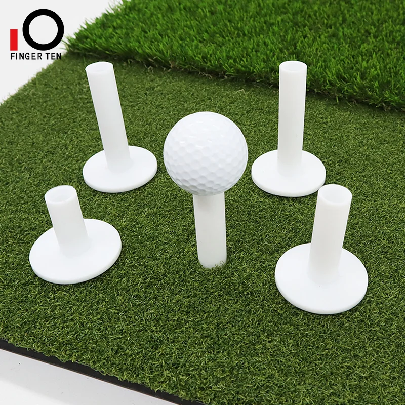 Professional Durable Rubber Golf Tee Driving Range Tees Ball Holder Set for Indoor Outdoor Practice Mat