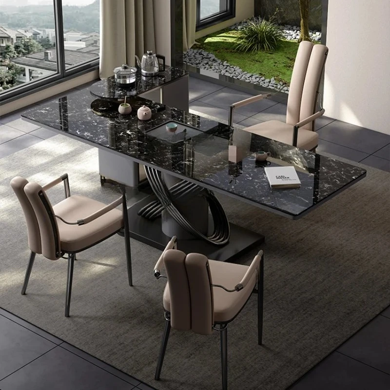 Office High-Grade Tea Table Light Luxury and Simplicity Tea Table and Chair Set Home Modern