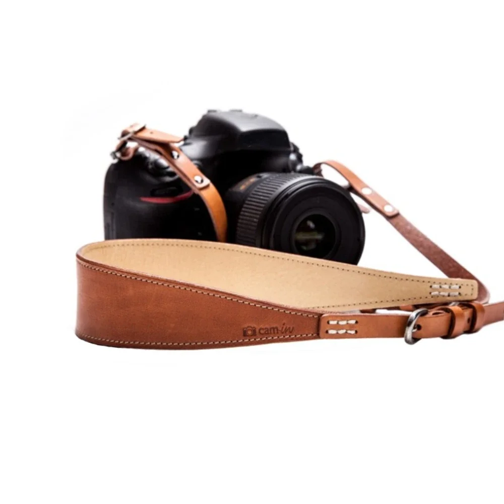 Camera Strap Leather Adjustable Crossbody Quick Release for Micro SLR Neck Shoulder Strap