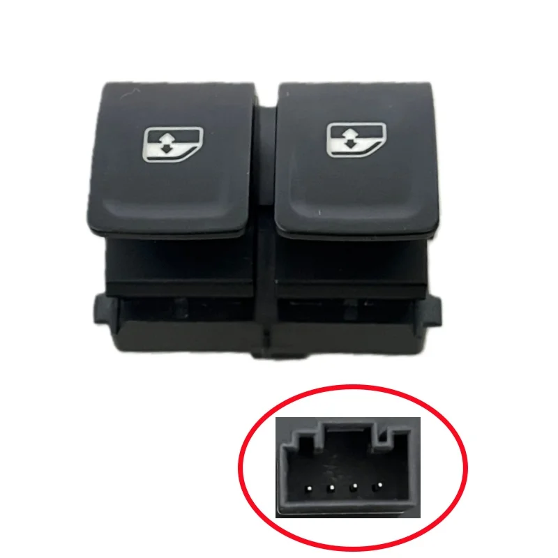 Botón de Control del interruptor del elevador de ventana eléctrico para VW Golf MK7 Crafter Skoda Scala 5G0959858B 5G0959858D