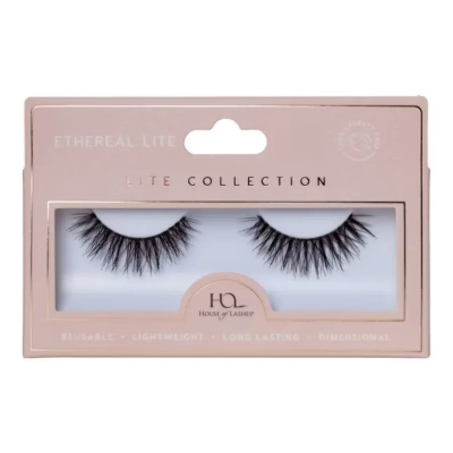 

Soft and Thick 100% Animal-Free Faux Mink Fiber Eyelashes -Thin, spiked, mascara effect, 3D effect，Soft and voluminous