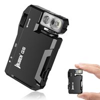 Rechargeable EDC Flashlight, 400 Lumens Dual Light Sources Mini Flashlight with RGB Light, Portable Pocket Flashlights