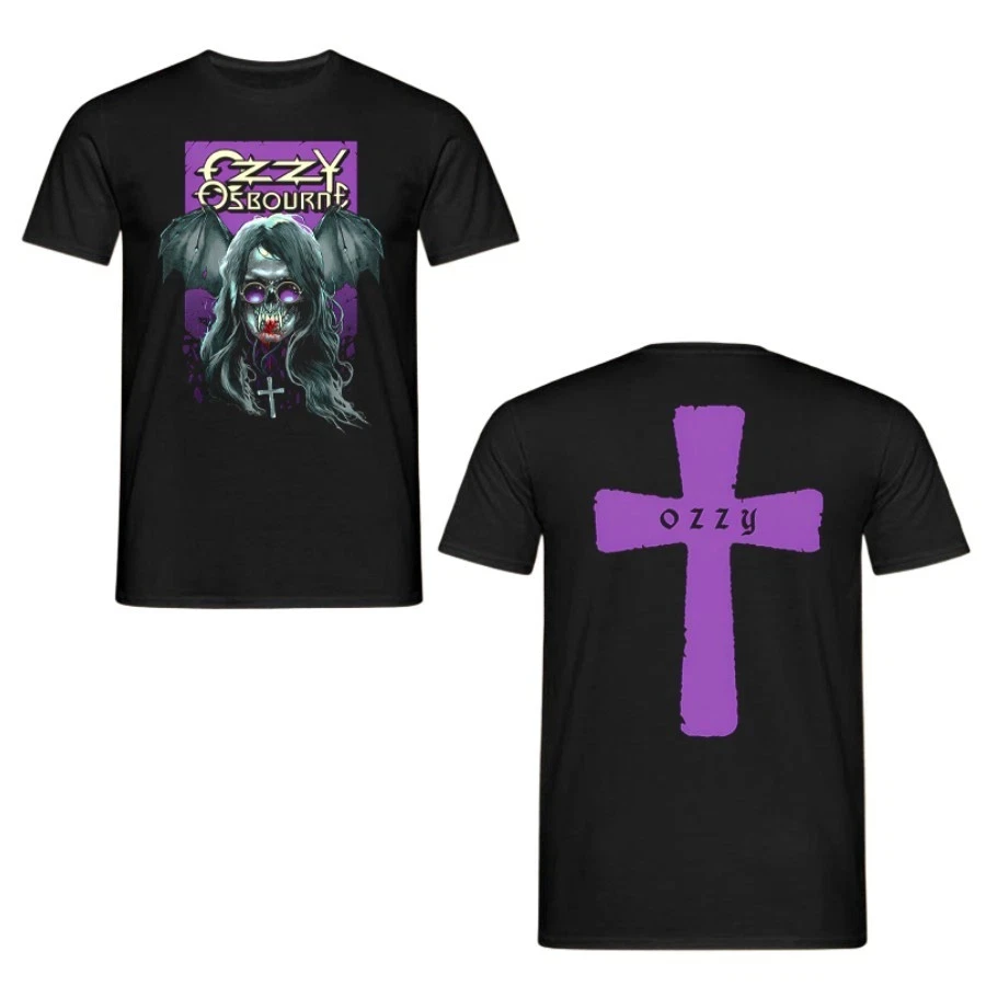

Футболка Black Sabbath And Ozzy Osbourne Back To The Beginning Final Show 2025 из чистого хлопка, повседневная модная удобная уличная одежда