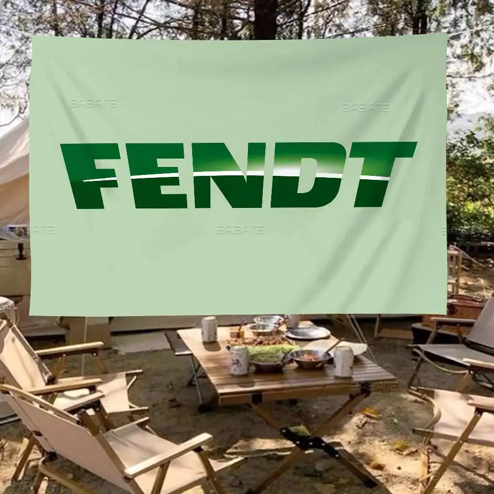 F-Fendt T-Tractor Cartoon Flag Art Science Fiction Room Home Decor Wall Hanging Home Decor Banner
