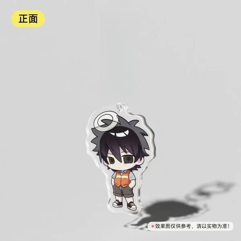 False Memory Anime Acrylic Keychain Women Bai Zhong Key Chain Bag Charm Car Pendant Collection Ornament Figures Toys Gift Friend