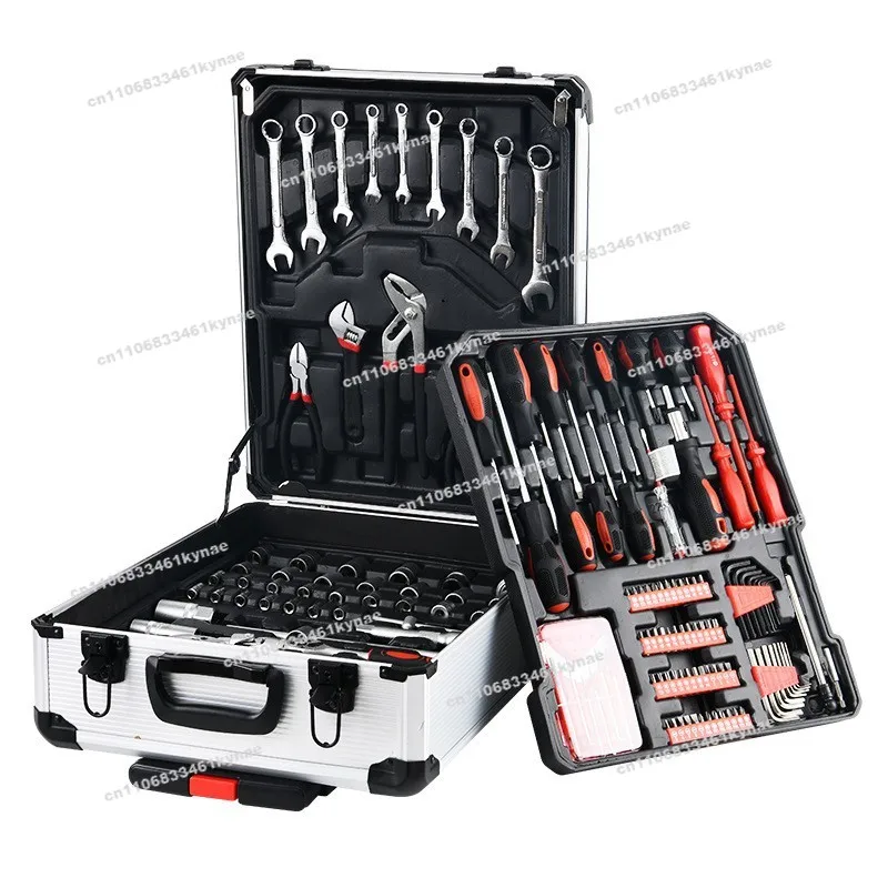 Suitable for 187PCS Hand Tool Set Auto Repair Tool Set Mechanical Toolbox
