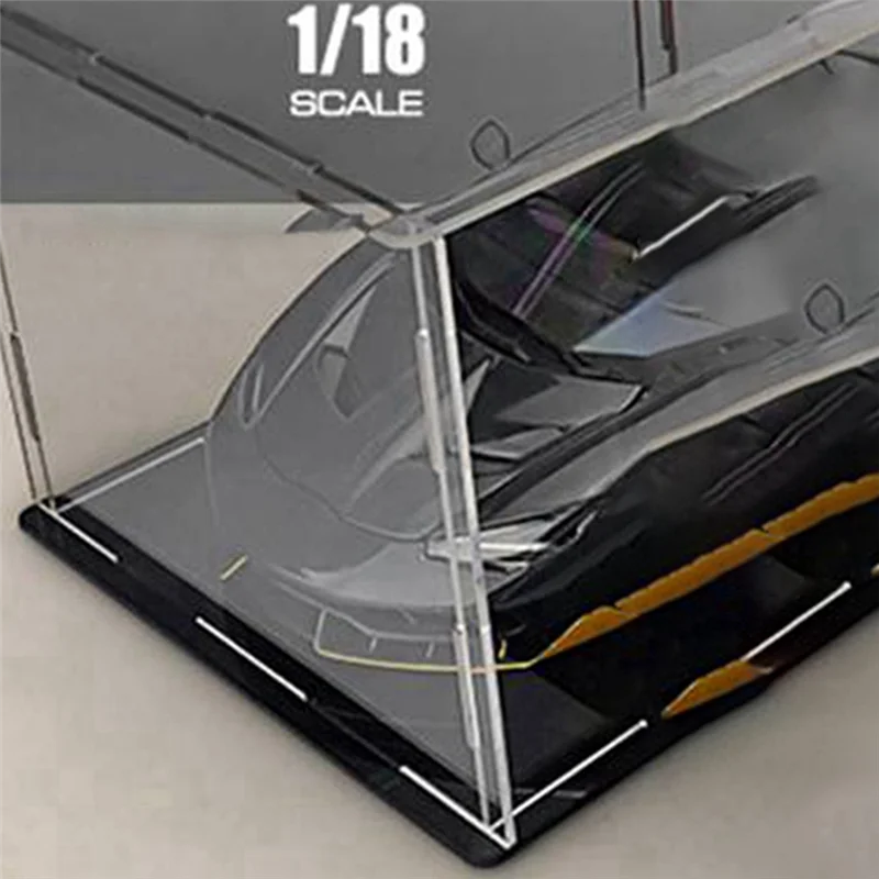 

ABXY Transparent Toy Car Model Hot Dustproof Display Protection Box, Suitable for 1/18
