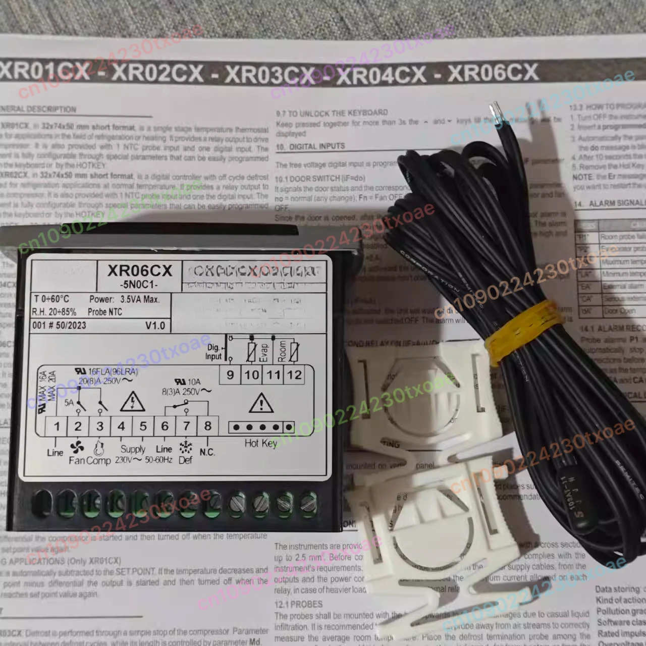 XR06CX new, electronic temperature controller, cold storage thermostat, refrigerator thermostat