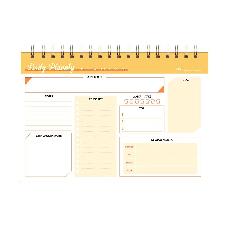 

Planning Hourly Scheduling Notebook To Do List Notebook 120 Pages Daily Plan Coil Notebook Spiral Notepad Schedule Book