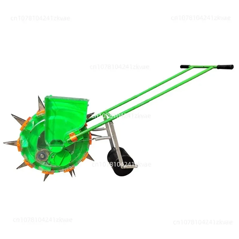 

Commercial precision garden handle push seeder with fertilizer machine 2 In 1 Planter seeders