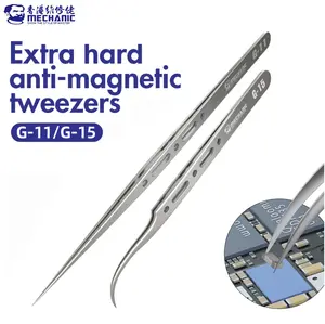 Bilashmart MECHANIC Professional Anti Magnetic Tweezers Precision Electronic Components Flying Wire Repair Phone Repair Tools