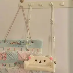 In Stock Rilakkuma Cute Doll Decoration Scene Decorated Swing  Korilakkuma Bedroom Decoration Birthday Gift Anime Surrounding