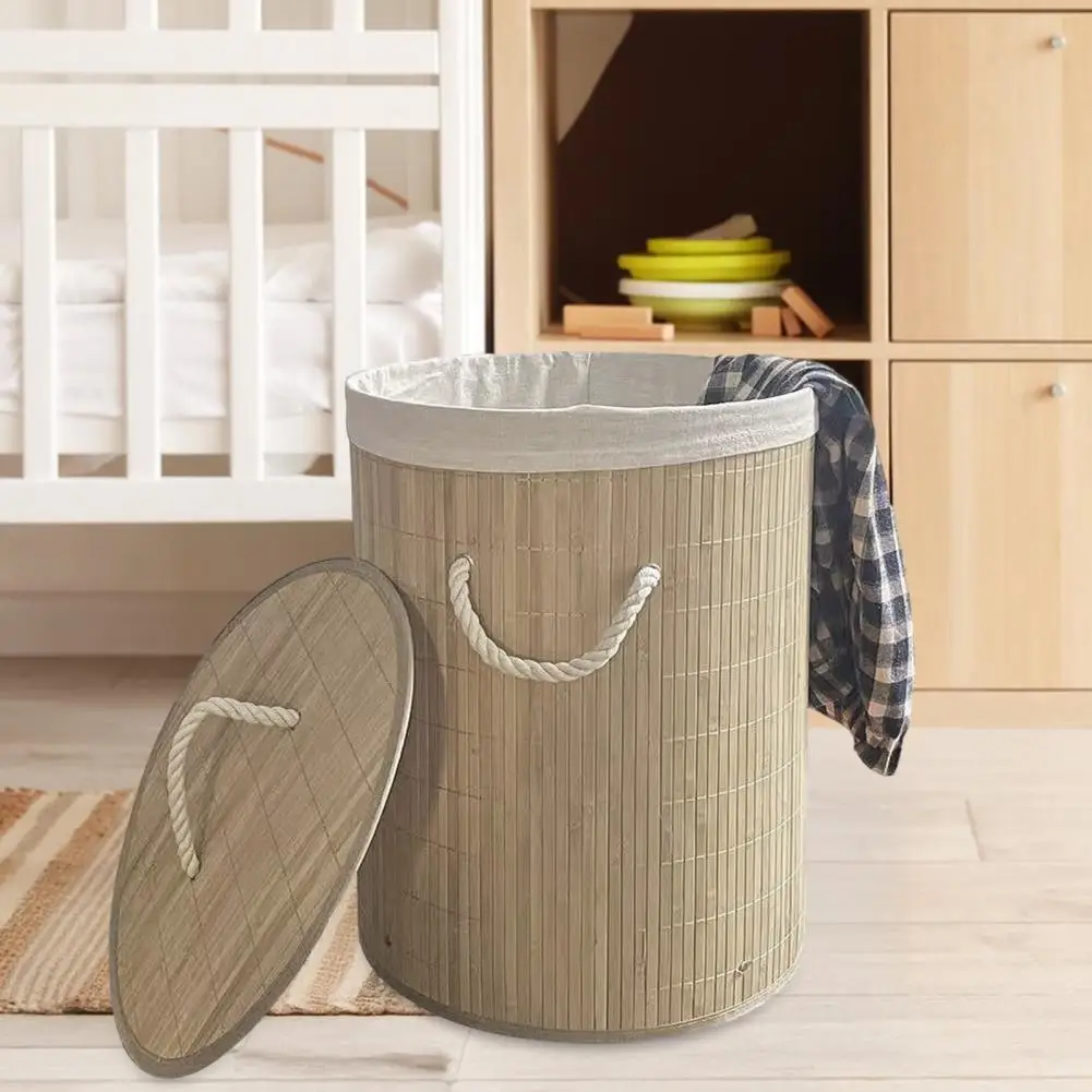 

Laundry Storage Container Storage Basket Capacity Laundry Hamper with Handle for Clothes Storage Strong Load-bearing for Dirty
