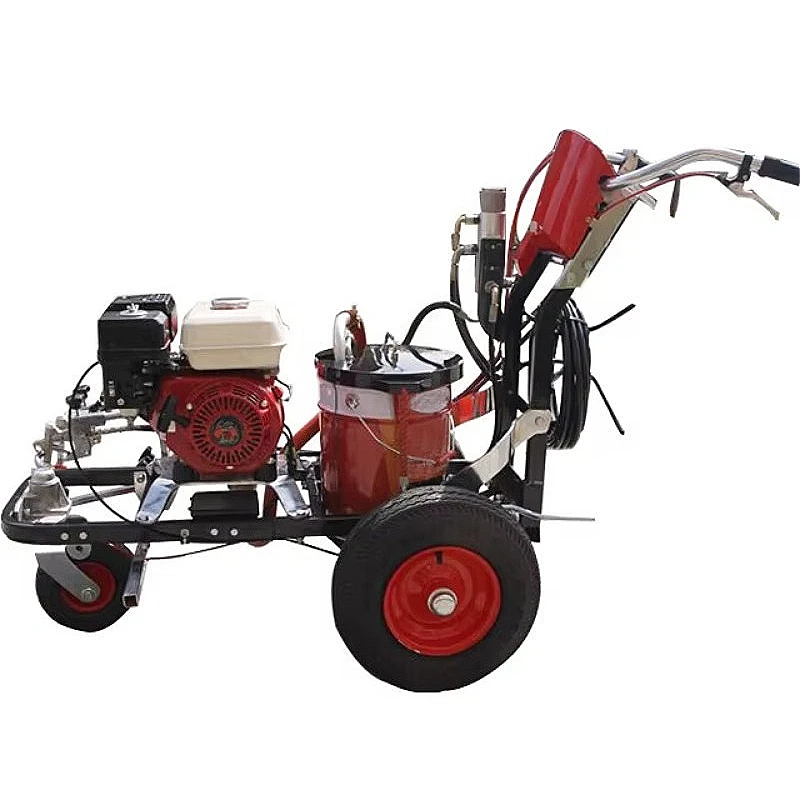 Cold Paint Road Marking Machine Hand Push Airless Cold Spray Road Marking Machine For Urban Road Line Painting Customized