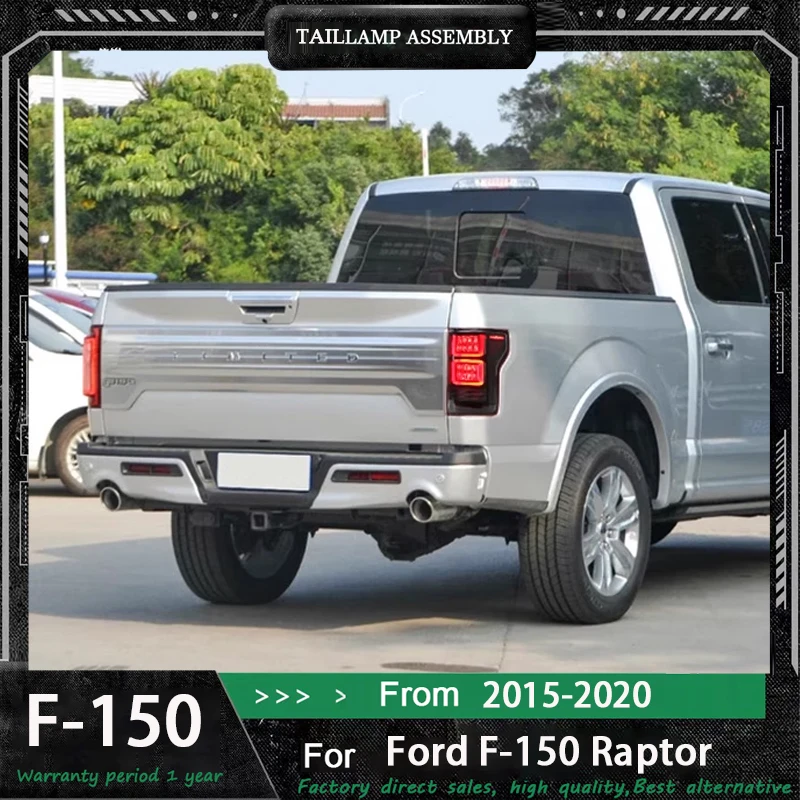 2PC LED Tail Light for Ford F-150 SVT Raptor 2008-2015 2016 2017 2018 2019 -2025 TailLight Rear Parking Turn Signal Brake Lamp
