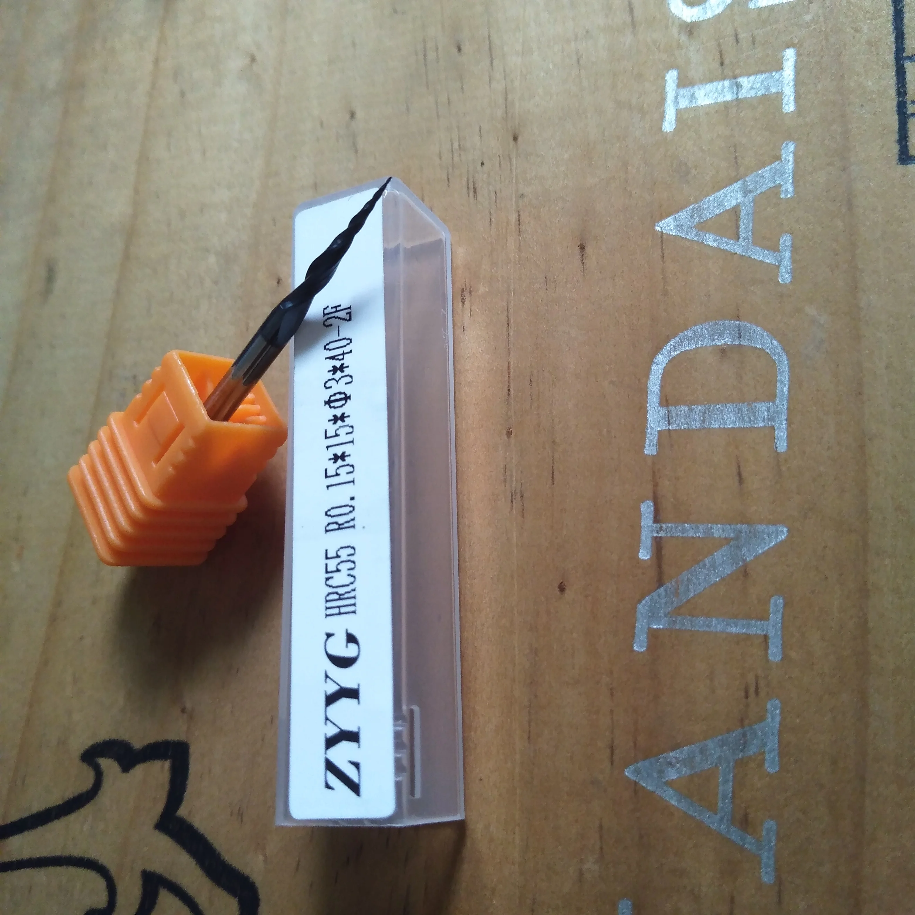 1 قطعة R0.15 * 15 * D3.175 * 38HRC55 * 2F التنغستن الصلبة كربيد نهاية الكرة الأنف مدبب نهاية المطاحن بت التوجيه باستخدام الحاسب الآلي تفتق الخشب طحن المعادن