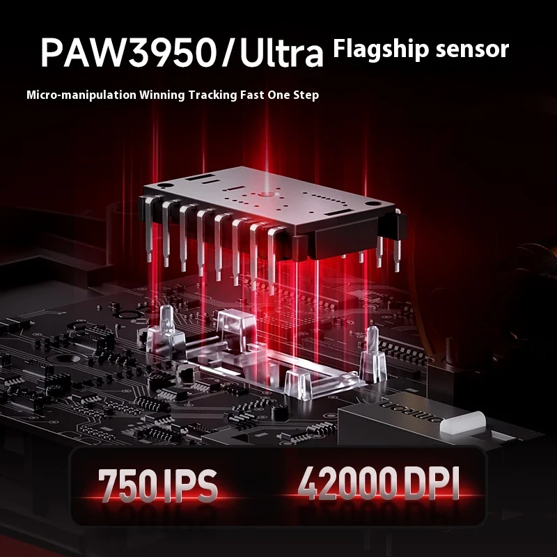 New MCHOSE K7 Ultra Mouse Paw3950 Tri Mode Wireless Mouse Lightweight 500mAh 8000Hz Gaming Mice PC Accessories For FPS Gamer