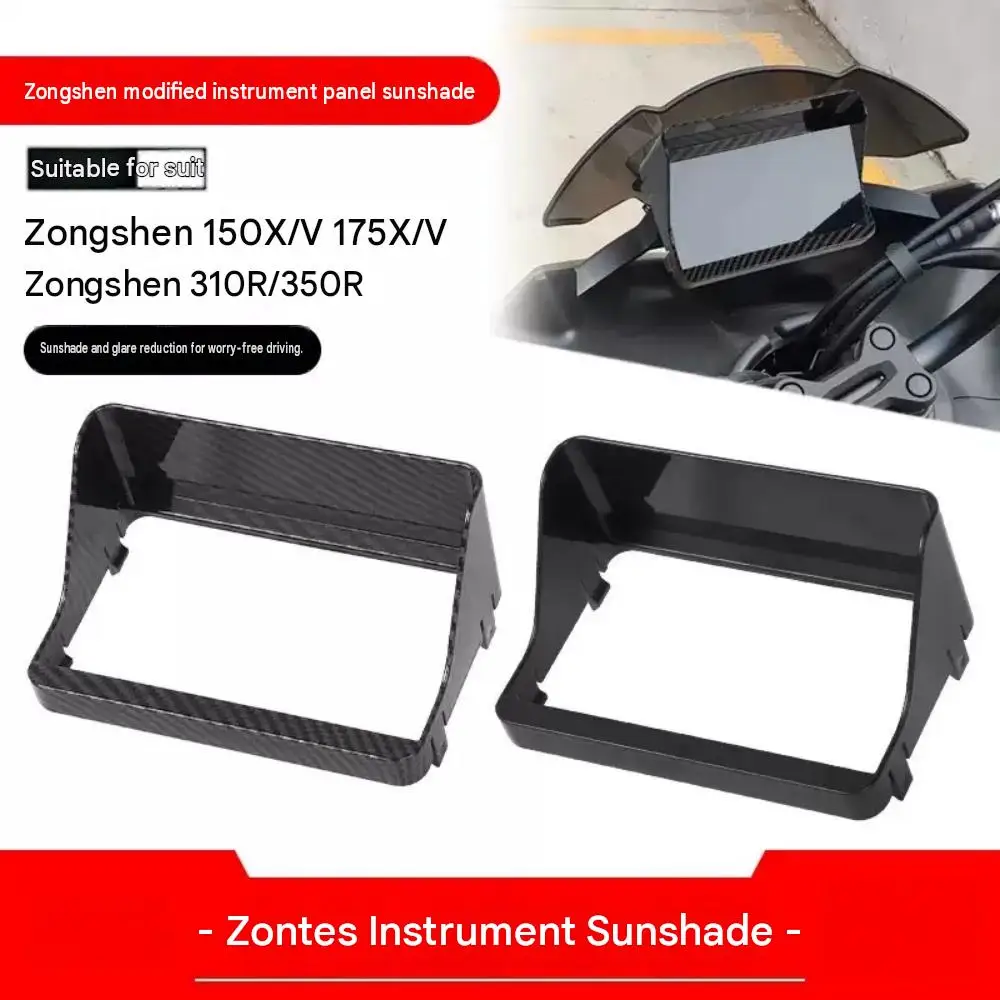 Aftermarket Instrument Cluster Sun Visor / Screen Guard for ZONTES 125X, 150X, 175X, 125V, 150V, 175V, 310R, 350R