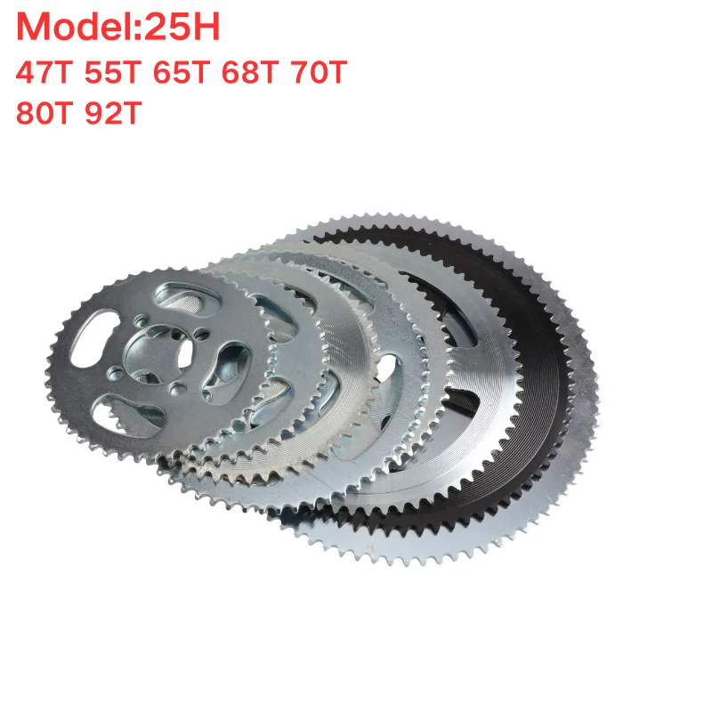 25H 47T 55T 65T 68T 70T 80T 92T Tooth 29MM Rear Sprocket for 47CC 49CC Mini Motor ATV Beach Buggies Dirt Bike Mini Dirt Bike