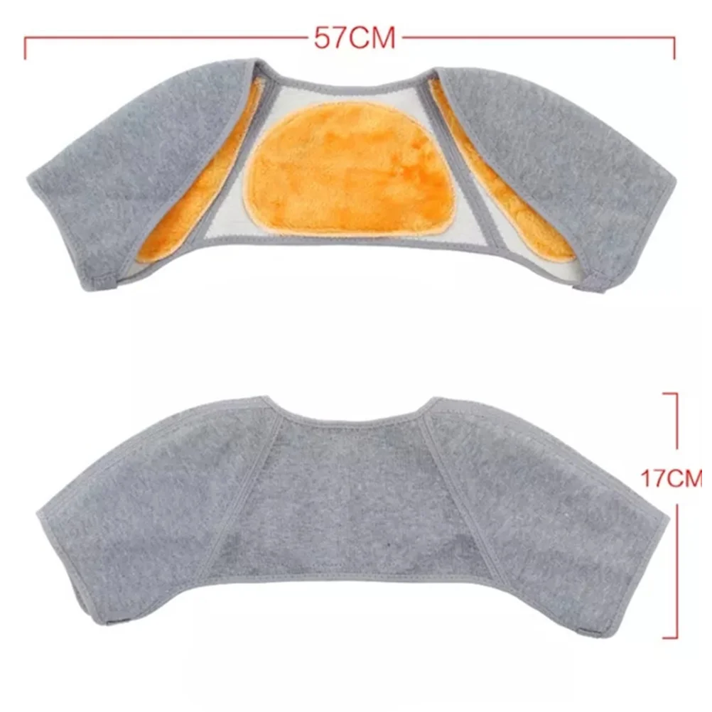 Neck and Shoulder Double Brace Massage Cushion Heating Pad Warmer Support Cold Protection