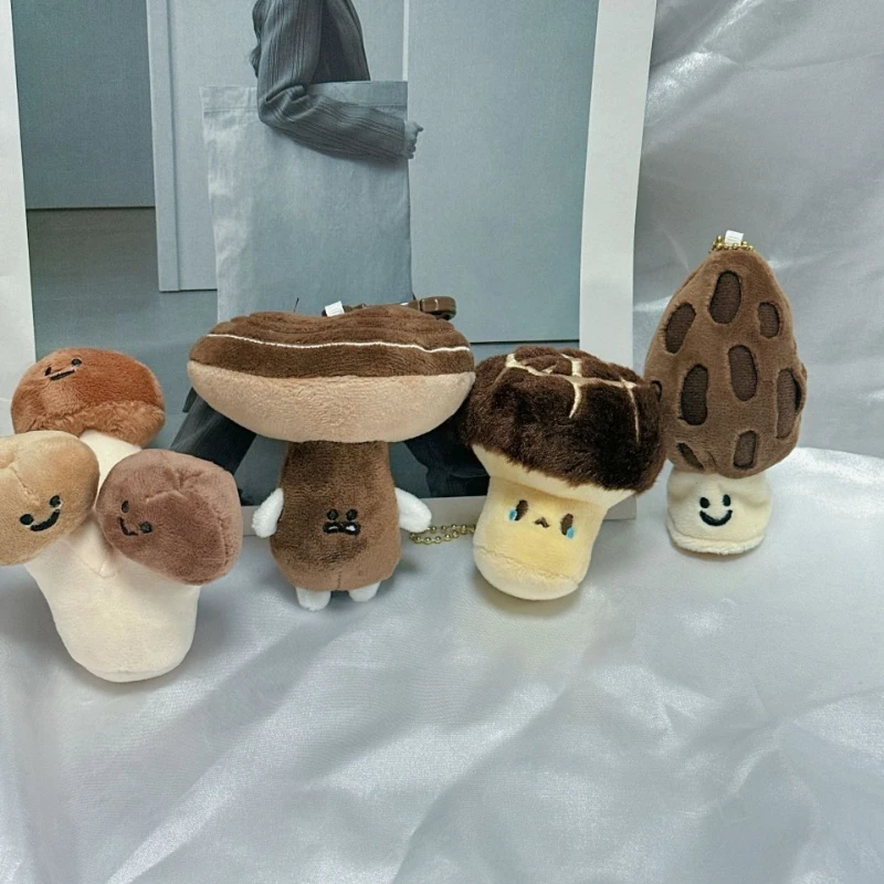 Niedliche Gemüseserie, simulierter Pilz-Anhänger, bequeme Textur, modische personalisierte Dekoration, personalisierbar, exquisit