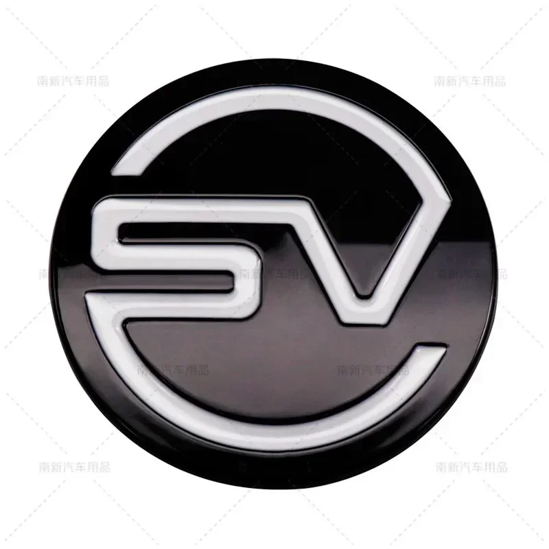 3D Metal SV Logo Car Rear Trunk Emblem Badge SVR Sticker Decals