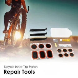 Bike Tire Repair Kit Multifunctional Bike Repair Tool Tire Puncture Repair Kit Tire Fix Self-Adhesive Tire Patch Kit Flat Tire