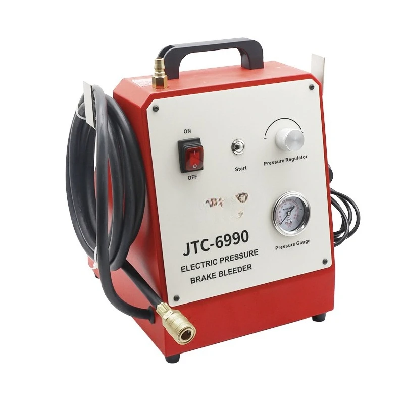 

Electric pressure brake fluid changer, pulse switch oil change