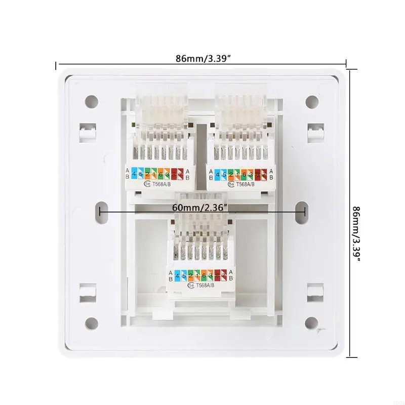 103A 86 Type Computer Socket Panel Cat5e Module RJ45 Кабельный интерфейс Outlet