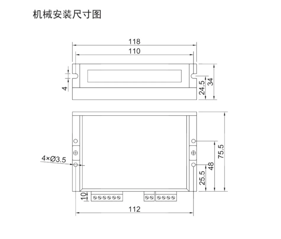 Stepper Driver Motor DM542/57/86, modul Driver 4.2A arus tinggi