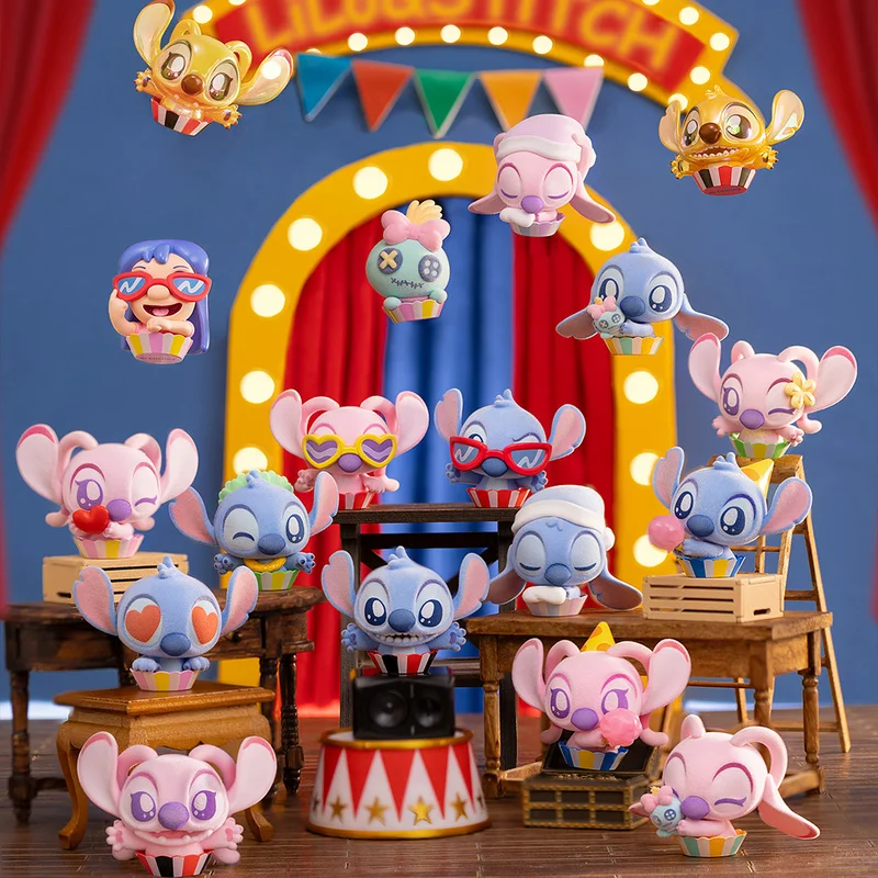 

Disney Lilo&Stitch The Movie Superstar Cute Particle Blind Box Stitch Doll Trendy Toy Desktop Ornament Model Kids Christmas Gift