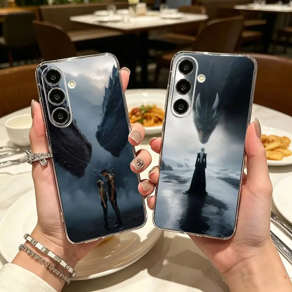 Classic Game of Thrones Phone Case For Samsung A71, A70, A52, A51, A40, A30, A20 Transparent Cover
