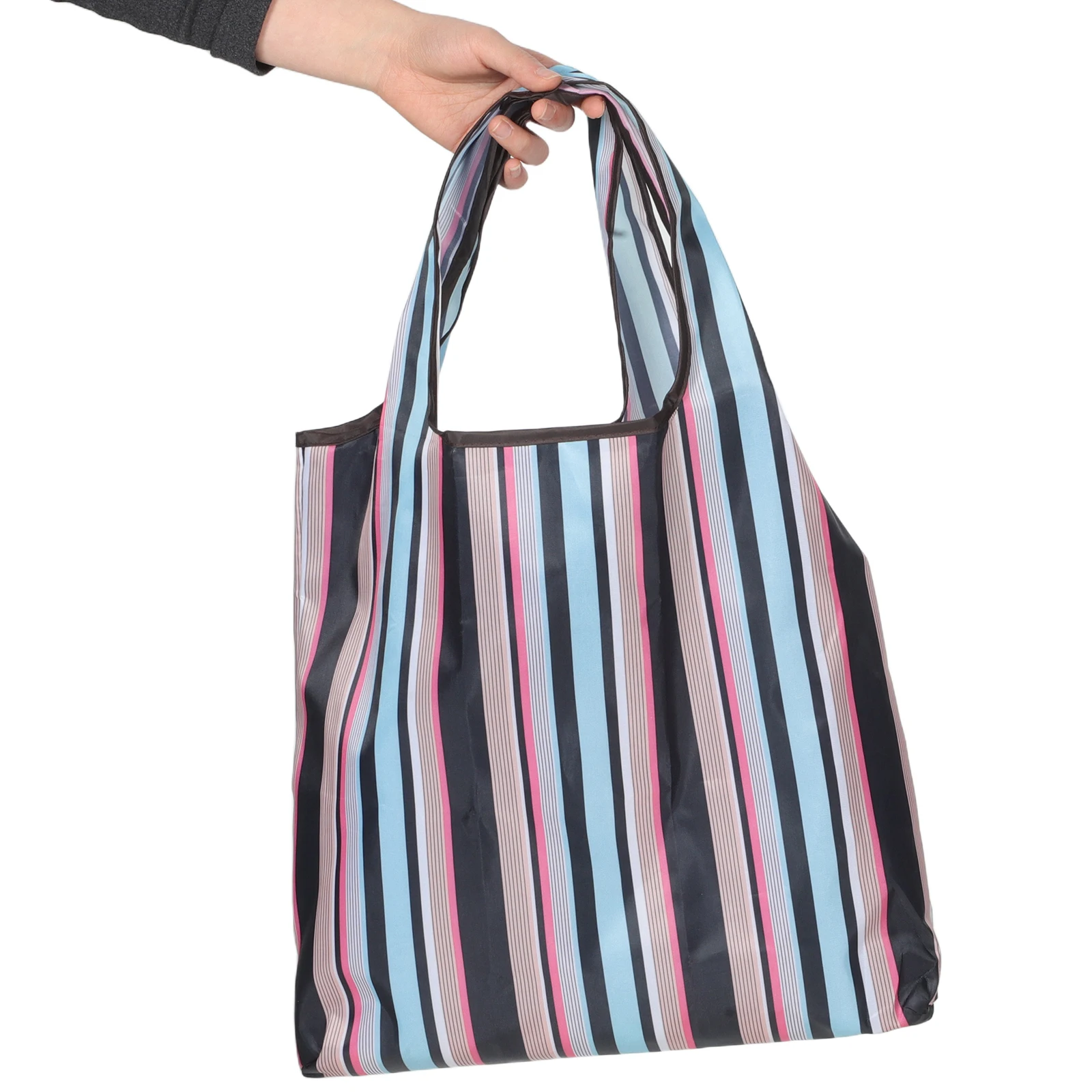 

Foldable Reusable Shopping Tote Bag Waterproof Lightweight Portable Collapsible Large Capacity Grocery Carrier Travel