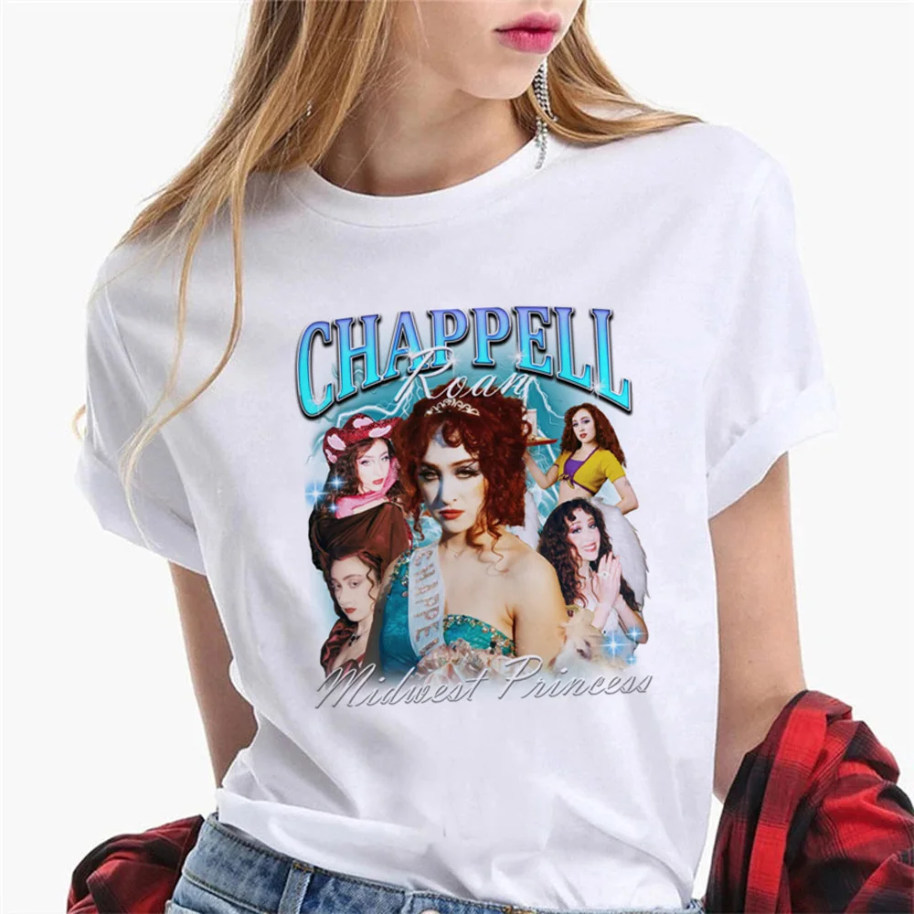 Chappell Roan t shirt women comic graphic manga top girl comic anime funny clothes